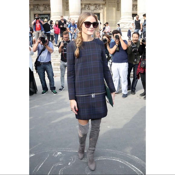 CHECKED DRESS WITH ZIP - Picture 2 of 7